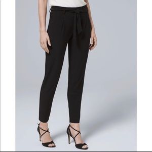 Black house white market tapered ankle pant